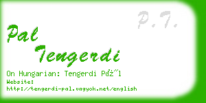 pal tengerdi business card